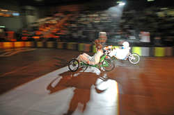Das Team aus Emden (vorne) lie&szlig; alle hinter sich - auch das Team aus Coburg       Aufn.: HAWK 