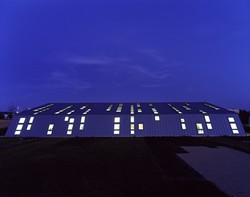 Entwurf von Heidi Fletcher: Velux-Forum Sonneborn von au&szlig;en 