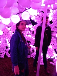 Lichtkunst im Park: W&auml;hrend des Lighting Design Workshops entwarfen Studierende Lichtkunstobjek