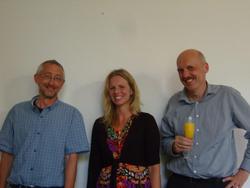 Sabrina Effinghausen mit ihren Doktorv&auml;tern