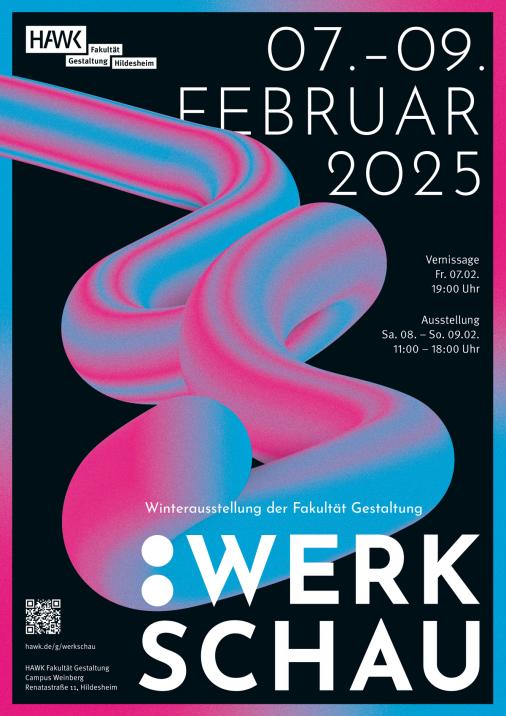 Plakat Werkschau Winter 24_25